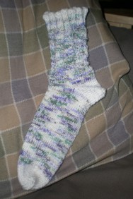 frogged sock 2